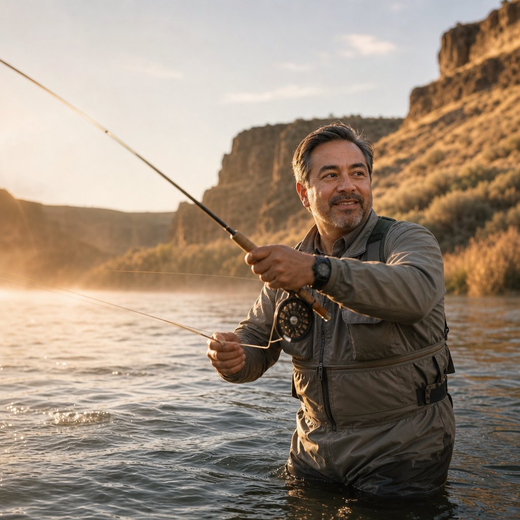 Lower Deschutes, October. Steelhead count: zero. Mood: perfect.