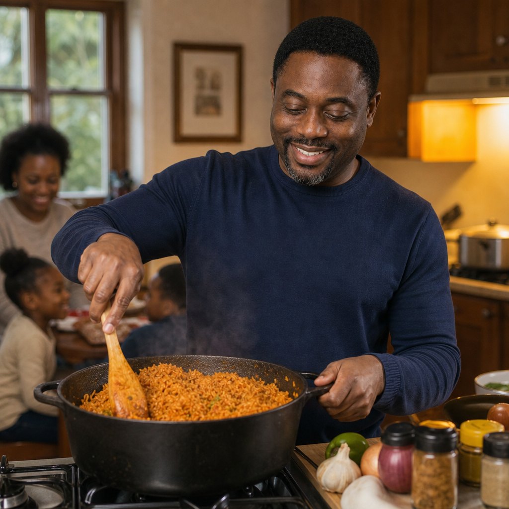 Jollof Sunday. Do not ask about the Ghanaian version in the comments.